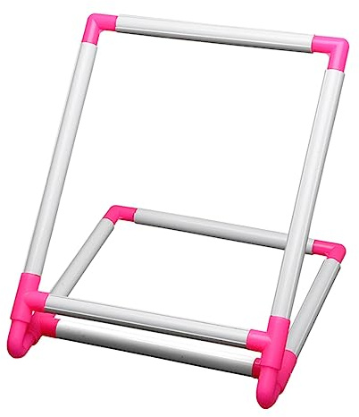 Lurrose Pvc Desktop Stickrahmen 1pc Kreuz Rack Klemmtyp Ständer Für Stickkreuz