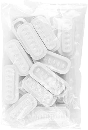 Lot de 100 supports de colle à cils en silicone - Accessoires pour studios de maquillage et salons de beauté