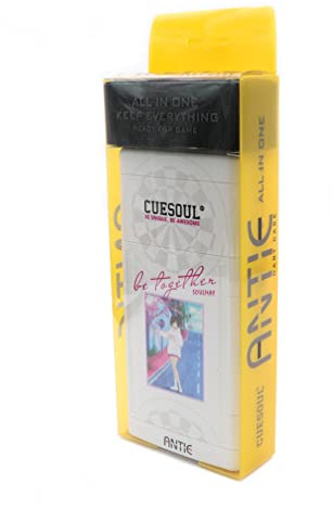 CUESOUL ANTIE Hard Dart Case, Hält 6 Dartpfeile mit Stahlspitze/Softspitze und zusätzliches Zubehör, mit Flaggen-Design, Langlebige Verwendung