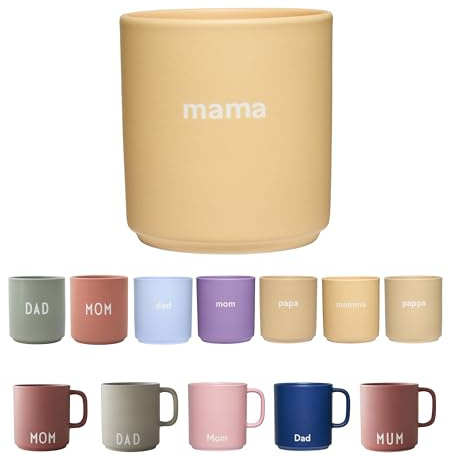 Design Letters Lieblingsbecher Beige Mama Tasse | Geschenke für Mama, Geburtstagsgeschenk für Mamma | Mom Tasse | Kaffeebecher Porzellan | Tasse mit Spruch | Mutter Geschenk | Dekorativ Kaffeetassen
