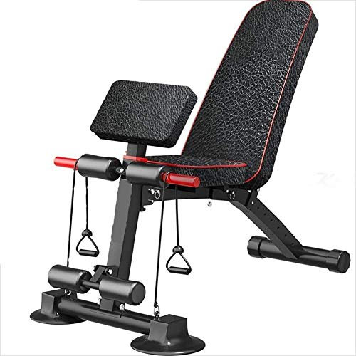 CGCSYZ Hantelbänke Kommerzieller Hantelhocker Flache Schrägbank mit Abwärtsneigung Bankdrücken für das Heimtraining im Fitnessstudio Personal Training Stuhl Mehrzweck-Ganzkörper-Trainingsbank