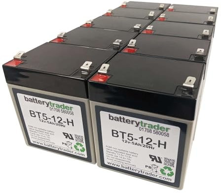 BatteryTrader® battery pack compatible with APC RBC143 batteries for UPS system
