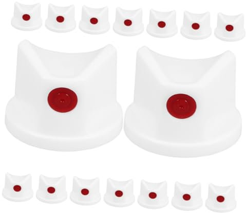 FONDOTIN 30pezzi Spray Paint Nozzle Trigger Accessory for Spray Paint Can Precision Tip Polyethylene Material