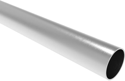 Rohr Rundrohr 42,4 x 2,0 mm 120 cm Handlauf Edelstahl Edelstahlrohr Geländer Treppen Handlaufrohr Rund Pfosten geschliffen K320 Geländerrohr Balkon Treppenhandlauf V2A