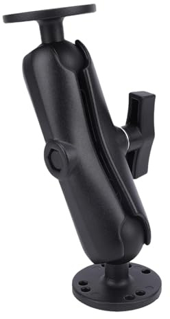 CHICIRIS Soporte de Brazo de Doble Zócalo, Brazo de Rótula Doble de Aleación de Aluminio, Soporte Confiable para Montacargas y Equipos Agrícolas