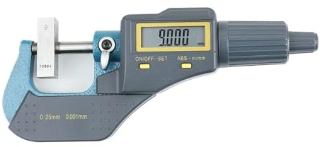 Micrómetro externo digital de 0-25 mm y 0,001 mm for medir micrómetros exteriores. Para múltiples escenarios