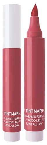 Marcador de manchas de labios - Lápiz delineador de labios líquido de 11,3 cm, regalo sorprendente | Acabado natural a prueba de manchas con marcador de tinte preciso para maquillaje natural a todo co