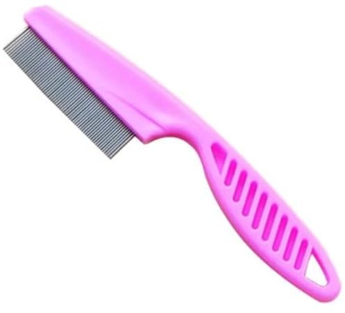 Go Go Gadget – Flohkamm – Haustierkamm – Fellkamm – Hund – Katze – Kaninchen – 14 cm – Rosa
