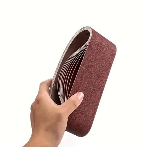 Cinta Lijadora 10 bandas de lijado 75 x 533 mm (2,95 20,98 pulgadas), grano 60, 80, 120, 150, 180, 240, 320 y 400, adecuadas for lijar nivelar madera(10Pcs 180 Grits)