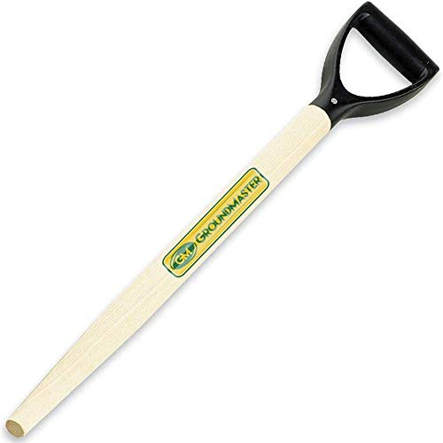 GroundMaster Straight Taper Ash Handle - Replacement PYD Shaft for Garden Tools