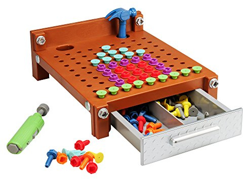 Learning Resources Design & Drill Meine erste Werkbank (braun)