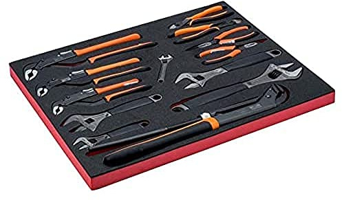 Bahco Foam Pliers and Adjustable Wrenches Set (FF1A50)