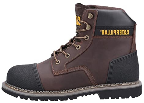 CAT Chaussures de sécurité Powerplant S3 pour homme, marron, 42 EU