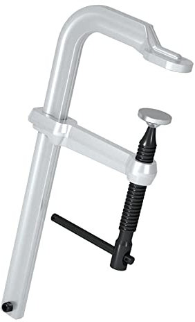 YUNHOME Holzzwinge Einhandzwinge Schraubzwingen Holzbearbeitungs-Klemmhalter F-Klemme Schnellklemm-Klemmwerkzeug Starke Klemme C-Klemme,Geschmiedet 120X400Mm
