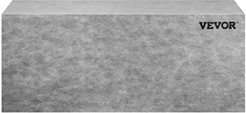 VEVOR Tile Shower Seat, 47.2 x 16 x 20 Ready to Tile Shower Seat, Factory Waterproof & 100% Leak Proof Tileable Shower Corner Seat, 440 lbs Load-Bearing Rectangular Board Shower Bench, Grey
