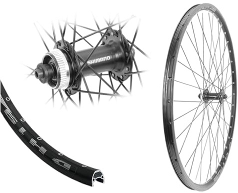 Vorderrad 28 Zoll 19-622 Shimano QC300 Disc Centerlock | Hohlkammer Bärwinkels MTB schwarz