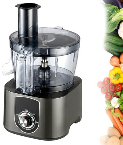 Coupe-Légumes Professionnel, Coupe-Légumes Réglable, Coupe-Légumes Électrique, Julienne de Légumes Commerciale, Coupe-Dés Et Trancheuse Multifonctions,Gray