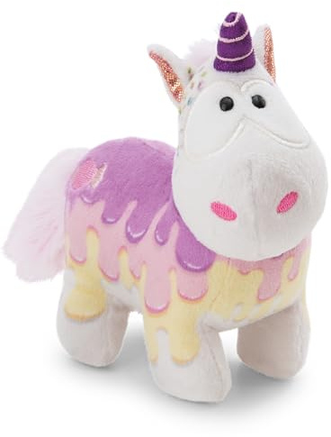 NICI Kuscheltier Einhorn Sweety Rainbow 13cm - Weiss - Weiches Plüschtier – niedliches Stofftier zum Kuscheln & Spielen – tolle Geschenkidee für Kinder & Erwachsene - 61904