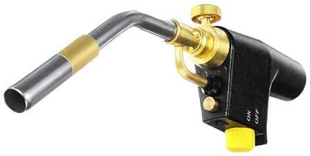 High Intensity Mapp Gas Torch Trigger Start Heavy Duty Plumbing Soldering Brazing Blow for Welding,Barbecue Gas Cylinders not Included