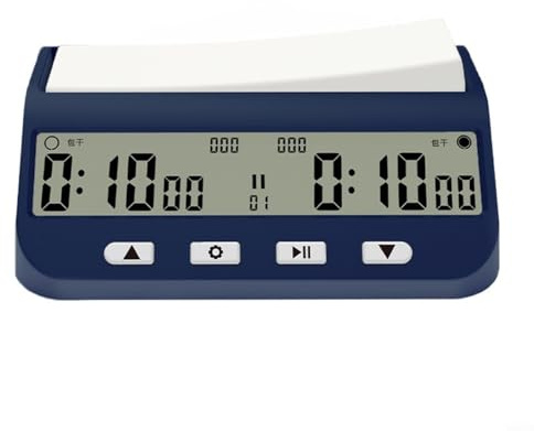 HEIBTENY Chess Clock Timer,Digital Clock Timer with Multiple Modes for Chinese Chess, Go and Chess, Adjustable Sound Alerts, Portable