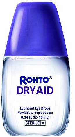 Rohto Dry Aid Intensive Dry Eye Relief Eye Drops, 10ml (Pack of 1) | Hydrates & Protects, Tearshield Technology, Suitable for All Dry Eye Types, Gentle Formula, Fast Relief for 8 Symptoms