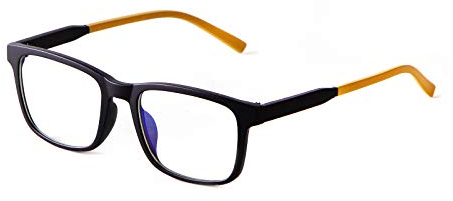 ADEWU Kinderbrille Ohne Stärke Blaulichtfilter Rechteckig Brillenfassung Anti Blaulicht Brillen TR90 Brillengestell für Mädchen und Jungen