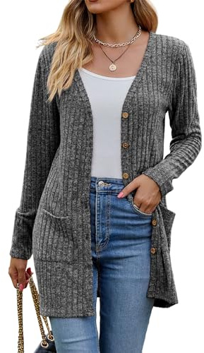Witsmile Womens 2026 Spring Fashion Cardigan Lightweight Soft Knit Long Top