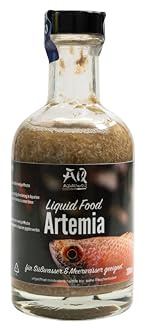 AquaOwner Liquid Food Artemia, Fischfutter für Fische & Korallen in Süßwasser & Meerwasser Aquarien (200ml)