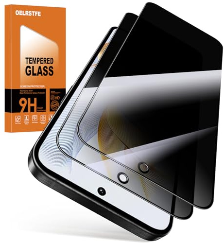 Oelrstfe Privacy Pellicola Protettiva per Honor 90 Anti Spy in Vetro Temperato Durezza 9H Anti-Graffio Senza Bolle Ultra Resistente Anti-Impronta Anti-Spia Protezione Schermo,2 Pezzi