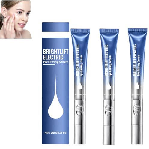 Brightlift, crema per occhi rassodante elettrica, siero per occhi a rullo Cleareyes, crema per occhi con massaggiatore elettrico, siero anti-invecchiamento per gli occhi, adatto a tutti i tipi di
