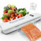 Frohsen Vacuum Sealer Machine,Food Vacuum Sealer Machine with 10 Vacuum Sealer Bags, One-touch Automatic Vacuum Sealer for Food, Digital Display Vacuum Sealing and Independent Sealing Function