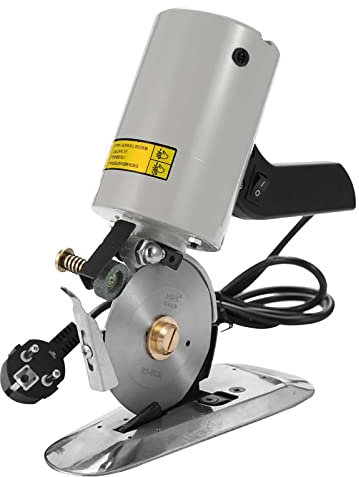 KEhtu Forbici Elettriche Portatili, Vestiti Elettrici Portatili in Tessuto Taglierina Senza Fili Forbici Rotonde per Cucito Artigianale Cartone Scrapbooking Tessile Pelle Gomma
