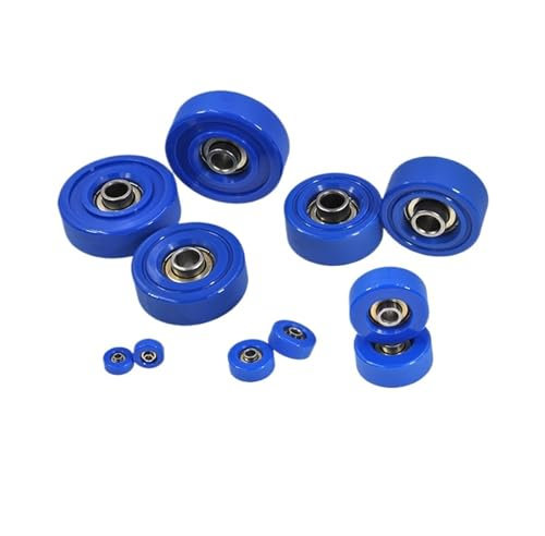 Werkseitig geliefertes Polyurethan-Rad 626 Fluent Bar Pulley Nicht standardmäßiges 608-Lager mit Klebstoffbeschichtung(PUFL60835-15W18)