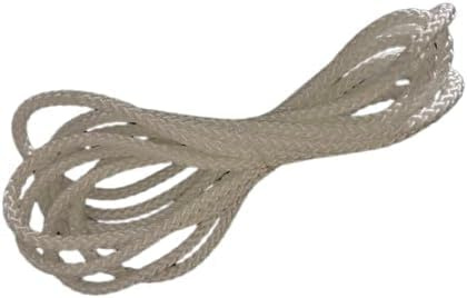 KyJyGy Continuous Loop Cord 48”- White 2.7mm