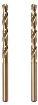 Misuyue Juego de brocas de cobalto al 8 %, brocas de metal de 4,2 mm, broca helicoidal de carburo HSS M42 para metal, acero inoxidable, aluminio duro, brocas para madera (2 piezas)