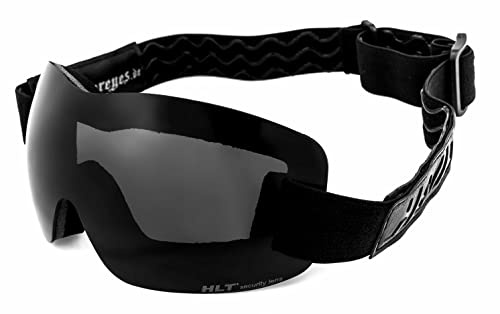 HELLY® – No.1 Bikereyes® | Motorcykelglasögon, bikerglasögon | vindtäta, vadderade, dimfria, HLT® säkerhetsglas enligt DIN EN 166 | TOPP bärkomfort vid långa utfarter | Motorcykelglasögon: 1400-a