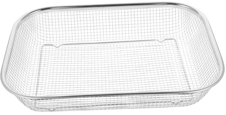 ULTECHNOVO Cestino in Rete in Acciaio Inox per Frutta e Verdura, Colino a Rete Comodo per Uso Domestico, Accessorio Cucina Resistente e Capiente