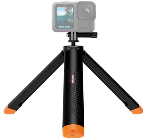 Svbony (2nd) Floating Hand Grip Waterproof Monopod for SVGo SVGo2 SVGo3, Underwater Handle Mount, Tripod for Camera, Selfie Stick, 3 in 1, for Underwater Snorkeling & Water Sports