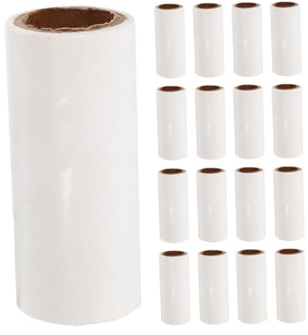 BESPORTBLE 25pcs Extra Sticky Pet Hair Lint Roller Refills Mini Portable Sticky for Clothes Furniture Carpets Hair Capture for Travel and Home Use