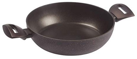 Ballarini Cervinia Diamond Tegame, Alluminio, Nero, 24cm