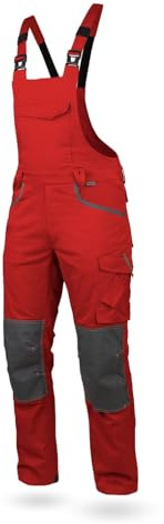WÜRTH MODYF Arbeitslatzhose Stretch X - professionelle Arbeitshose für Herren - Latzhose mit Reißverschluss - in den Größen 24-110 in Weiß und weiteren Farben