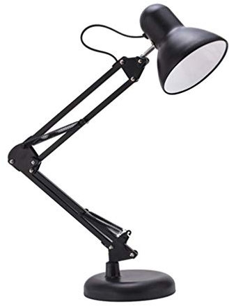 Uonlytech Metall-langarm-klapptischlampe Mit Dimmbarem Led-licht Wiederaufladbare Leselampe Für Schreibtisch Arbeitszimmer Wohnzimmer Cafe Bibliothek Stufenlos Dimmbar