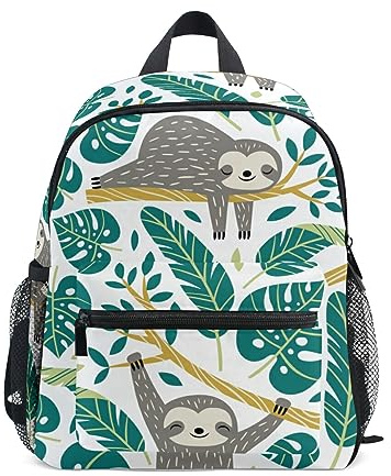 ALAZA Kids School Backpack with Chest Strap,Colorful Unicorn Students Childrens Book Bag for Boys Girls