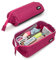 ZIPIT Lenny Federmäppchen für Mädchen | Großes Mäppchen für Schule und Büro | Etui, Kosmetiktasche mit breite Öffnung | Federmappe Rosa