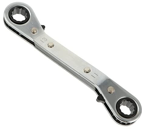 Veemoon 1Pc Caja De Llave Llave De Trinquete Trinquete De Llave De Doble Extremo Herramienta De Reparación De Llave Llave Plana De Doble Extremo Llave De Anillo De Doble