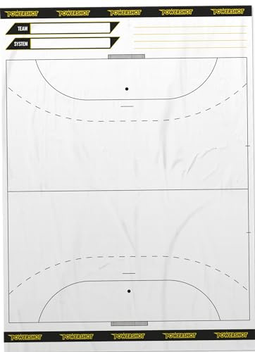 Netsportique Rouleau Feuille Tactique Handball - Terrain Entier - Feuille vestiaire Handball