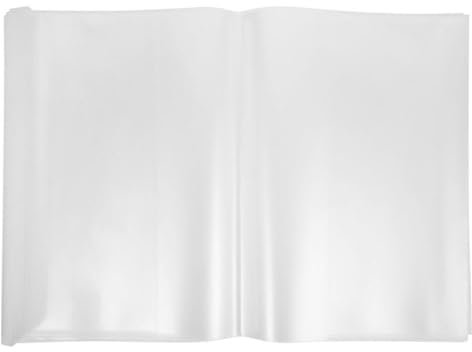 TEHAUX 20stücke Schutzhüllen für Bücher Transparente Buchfolien Material Praktische Schutzhüllen zum Entnehmen und Wiederverwenden für Scrapbooks Notizblöcke und Mehr