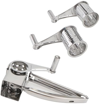 Garneck 4stücke Teiliges Käsereiben-set Mit Handkurbel Handgeführte Rotierende Käsereibe Für Feines Und Reiben Für Und Gemüse