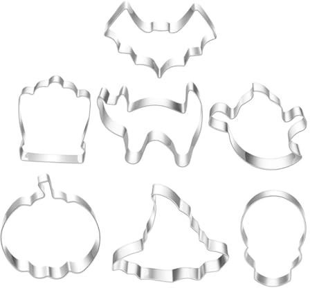 COLLBATH Adorables Emporte-pièces De Style Halloween En Acier Inoxydable Faciles À Nettoyer