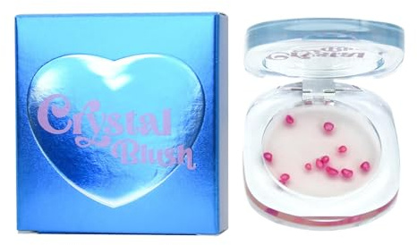 jamgeery Fard à joues crème, fard à joues teinté - Baume à lèvres Nude Makeup Blush haute brillance - Blush crème teinté longue durée, fard à joues chaud multifonctionnel pour les joues, les yeux et